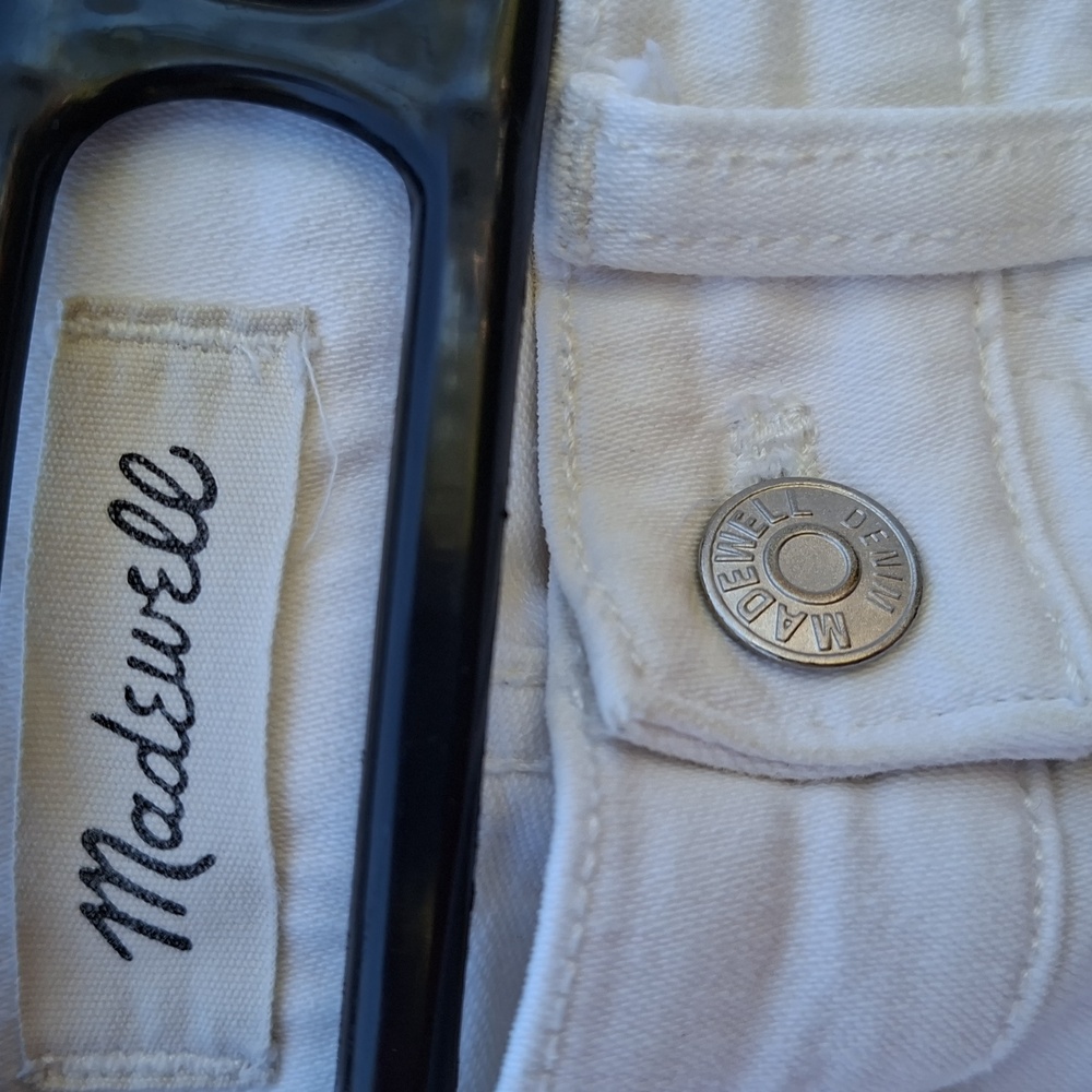 Madewell White Denim Pants - Picture 2 of 4